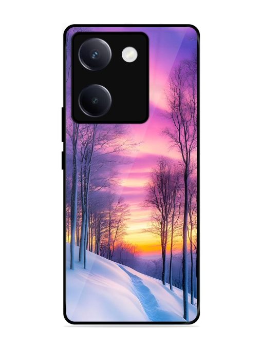 Winter'S Purple Haze Glossy Soft Edge Case for Vivo Y300 Plus (5G)