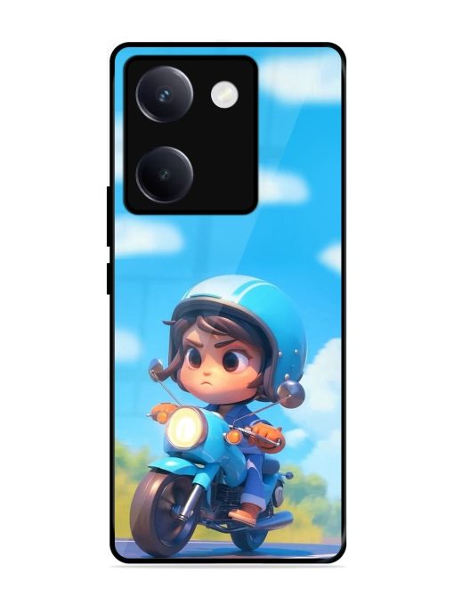 Little Rider Glossy Soft Edge Case for Vivo Y300 Plus (5G)