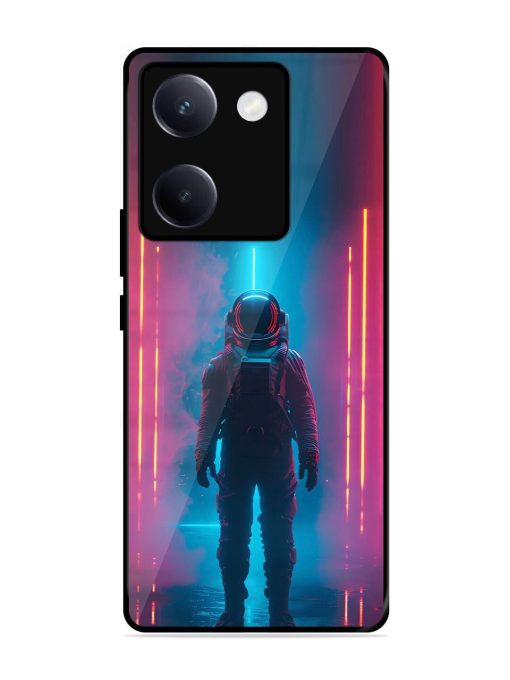 Neon Astronaut Glossy Soft Edge Case for Vivo Y300 Plus (5G)