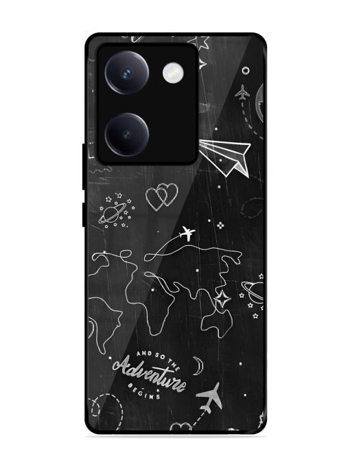 Wanderlust Sketchbook Glossy Soft Edge Case for Vivo Y300 Plus (5G)