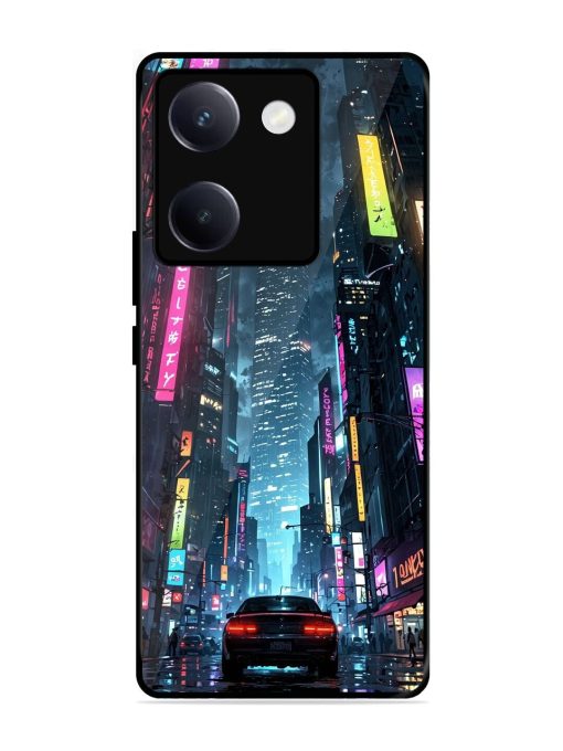 Neon Nightscape Glossy Soft Edge Case for Vivo Y300 Plus (5G)