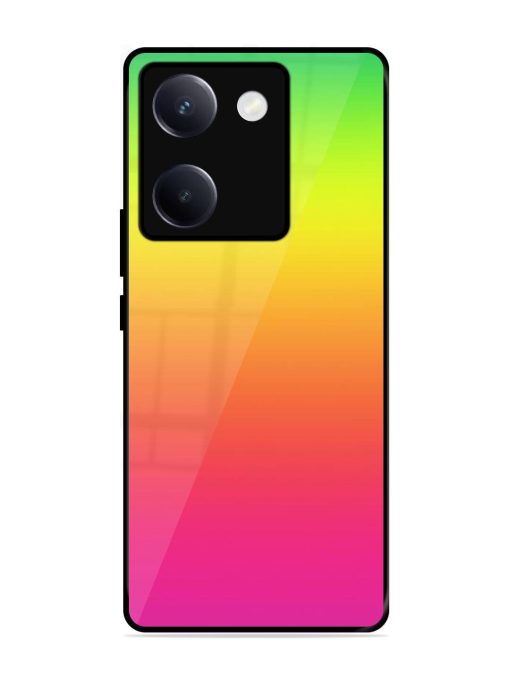 Rainbow Gradient Glossy Soft Edge Case for Vivo Y300 Plus (5G)