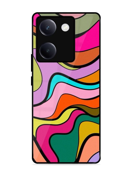 Wavy Wonder Glossy Soft Edge Case for Vivo Y300 Plus (5G)