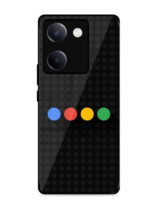 Google Dots Glossy Soft Edge Case for Vivo Y300 Plus (5G)