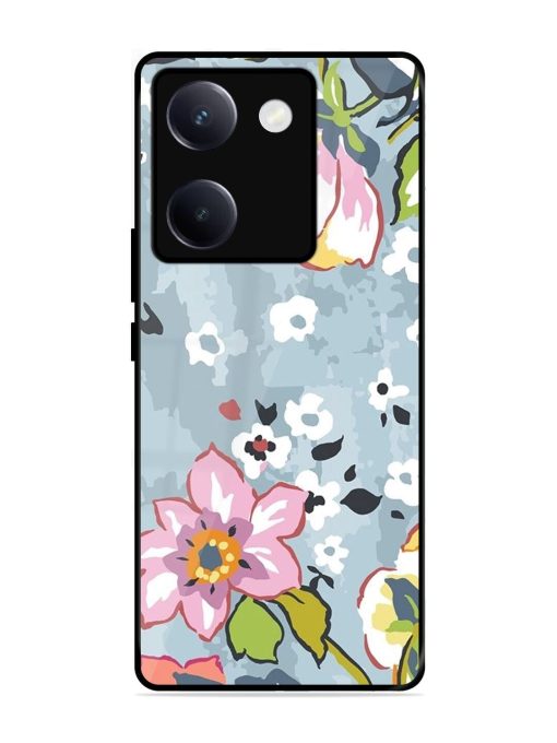 Floral Fantasy Glossy Soft Edge Case for Vivo Y300 Plus (5G)