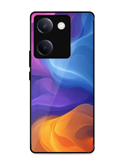 Cosmic Currents Glossy Soft Edge Case for Vivo Y300 Plus (5G)