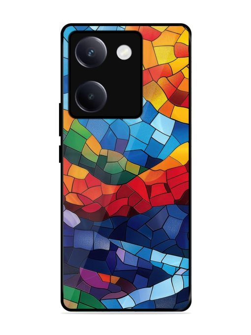 Mosaic Sunset Glossy Soft Edge Case for Vivo Y300 Plus (5G)