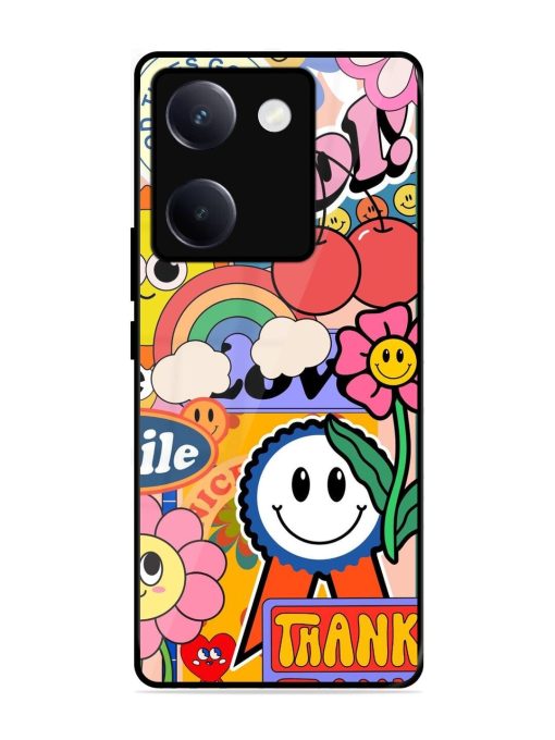 Good Times Good Vibes Glossy Soft Edge Case for Vivo Y300 Plus (5G)
