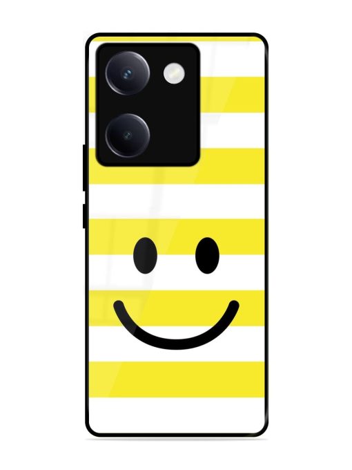 Smiling Stripes Glossy Soft Edge Case for Vivo Y300 Plus (5G)