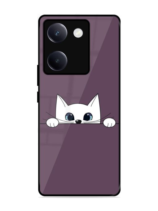 Peek-A-Boo Kitty Glossy Soft Edge Case for Vivo Y300 Plus (5G)