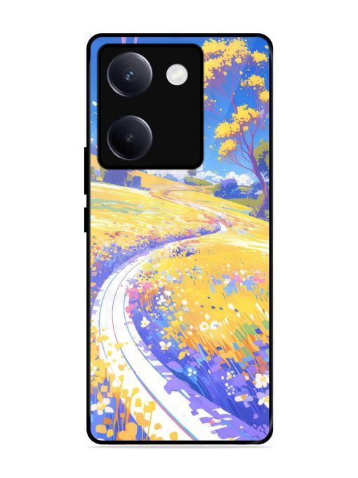 Vibrant Spring Meadow Glossy Soft Edge Case for Vivo Y300 Plus (5G)