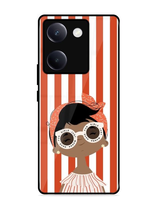 Girls Just Wanna Have Fun Glossy Soft Edge Case for Vivo Y300 Plus (5G)