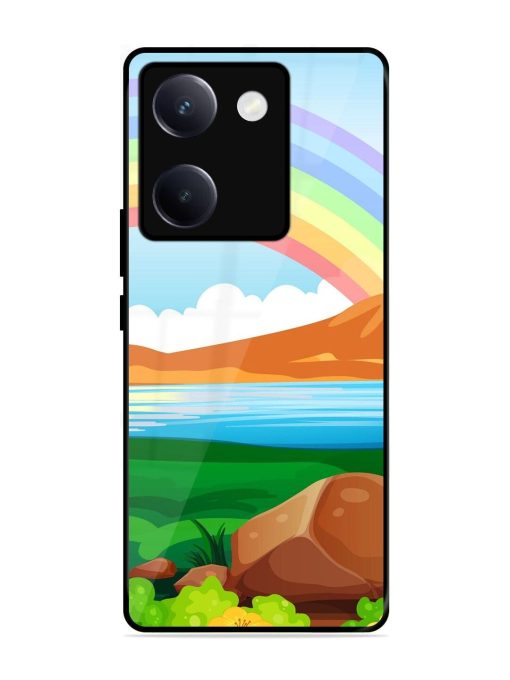 Rainbow Over The Lake Glossy Soft Edge Case for Vivo Y300 Plus (5G)