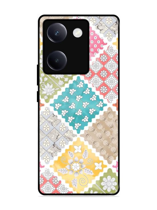 Patchwork Dreamscape Glossy Soft Edge Case for Vivo Y300 Plus (5G)