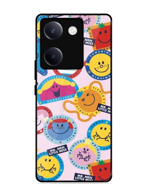 Whimsical Mr. Men & Little Miss Glossy Soft Edge Case for Vivo Y300 Plus (5G)