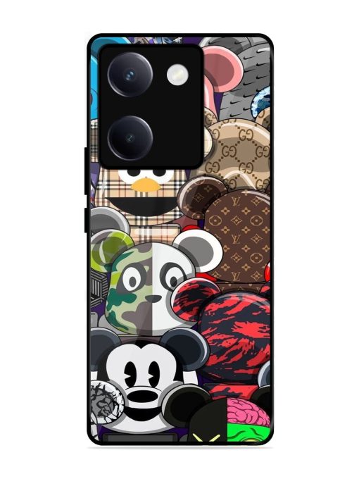 Streetwear Bearbrick Extravaganza Glossy Soft Edge Case for Vivo Y300 Plus (5G)