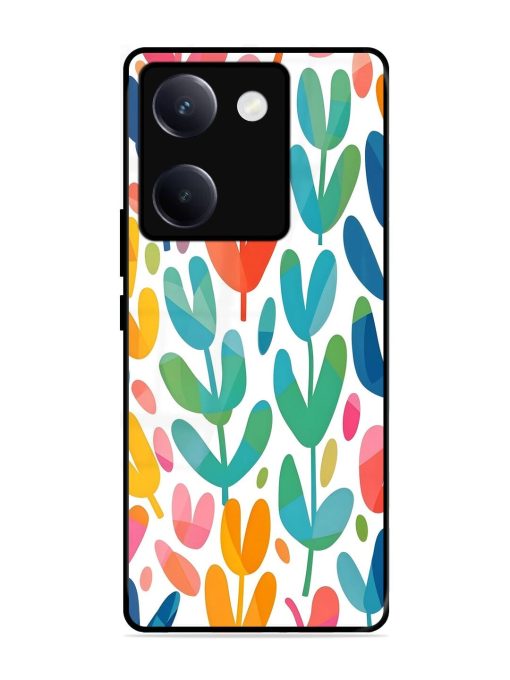 Rainbow Of Blooms Glossy Soft Edge Case for Vivo Y300 Plus (5G)