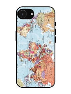 Our Blue Marble Glossy Soft Edge Case for Apple Iphone 16E