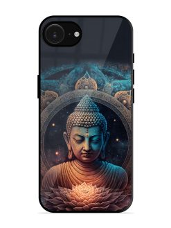 The Buddha Art Glossy Soft Edge Case for Apple Iphone 16E