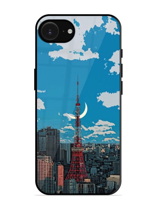 Tokyo Twilight Glossy Soft Edge Case for Apple Iphone 16E