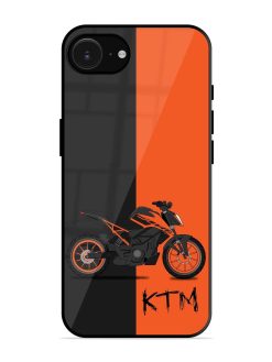 Orange Beast Glossy Soft Edge Case for Apple Iphone 16E
