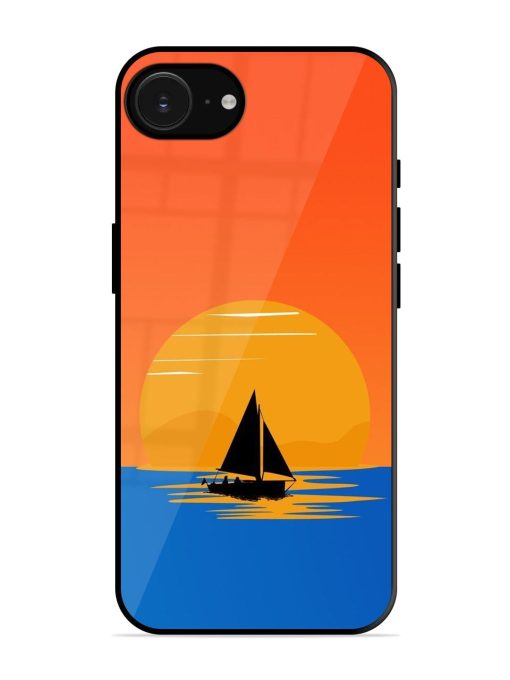 Sunset Sail Glossy Soft Edge Case for Apple Iphone 16E