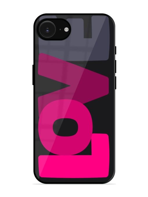 Pixelated Pastel Glossy Soft Edge Case for Apple Iphone 16E