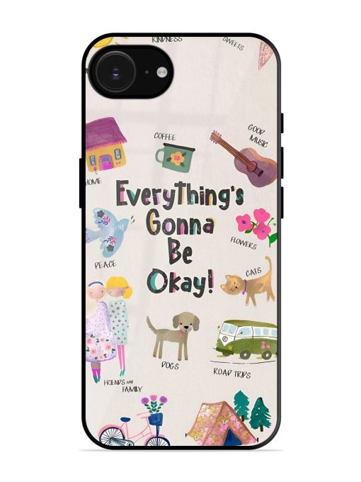 Sunshine And Smiles Glossy Soft Edge Case for Apple Iphone 16E