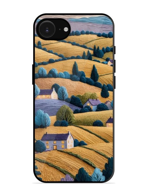 Rolling Hilltop Haven Glossy Soft Edge Case for Apple Iphone 16E