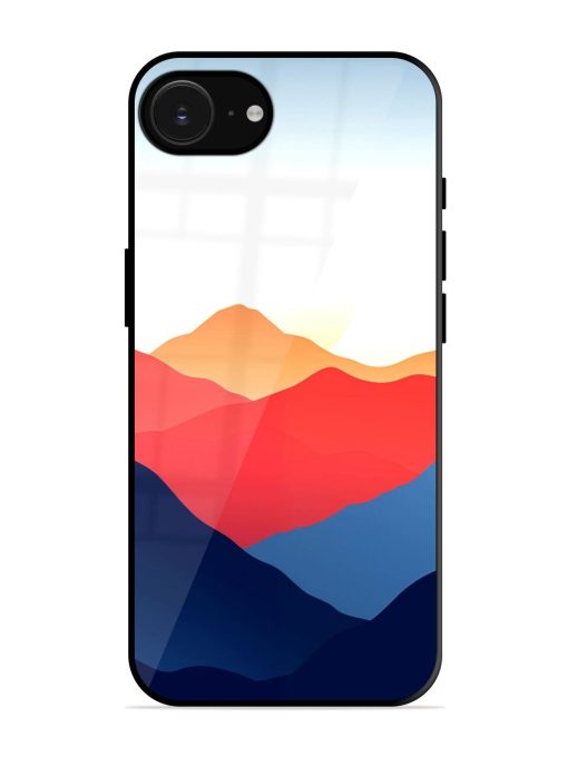 Sunset Peaks Glossy Soft Edge Case for Apple Iphone 16E