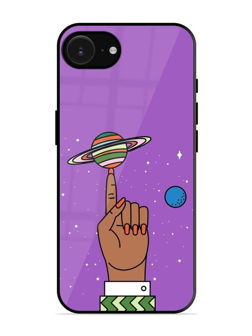 Spinning The Universe Glossy Soft Edge Case for Apple Iphone 16E