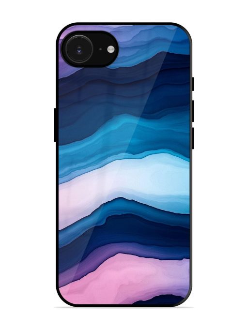 Oceanic Layers Glossy Soft Edge Case for Apple Iphone 16E