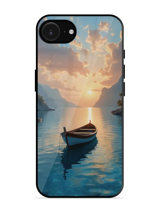 Serene Sunset Glossy Soft Edge Case for Apple Iphone 16E
