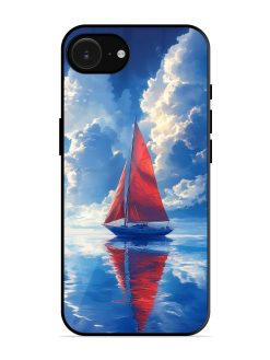 Crimson Sails Glossy Soft Edge Case for Apple Iphone 16E
