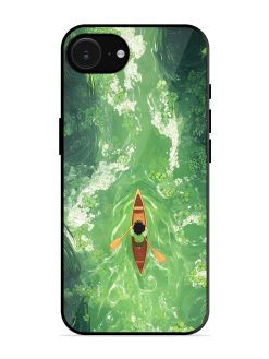 Solitude On The River Glossy Soft Edge Case for Apple Iphone 16E