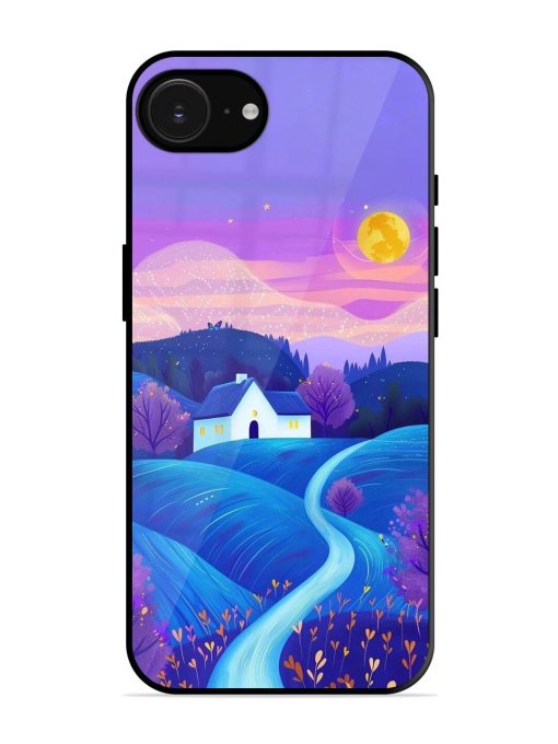 Moonlit Meadow Glossy Soft Edge Case for Apple Iphone 16E