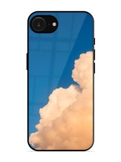 Golden Cloudscape Glossy Soft Edge Case for Apple Iphone 16E