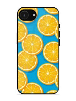 Citrus Symphony Glossy Soft Edge Case for Apple Iphone 16E
