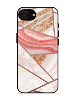 Rosy Mosaic Glossy Soft Edge Case for Apple Iphone 16E
