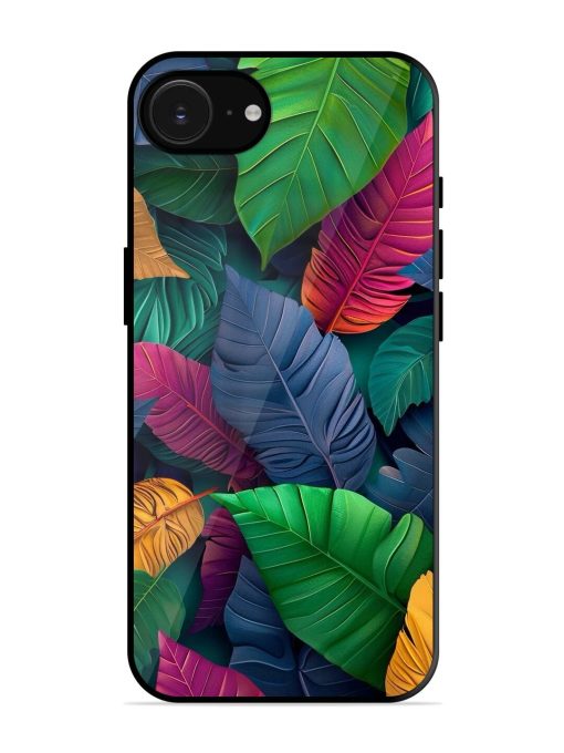 Tropical Tapestry Glossy Soft Edge Case for Apple Iphone 16E