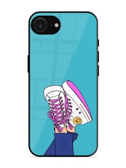 Kick Back And Chill Glossy Soft Edge Case for Apple Iphone 16E