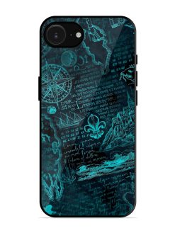Nautical Notebook Glossy Soft Edge Case for Apple Iphone 16E