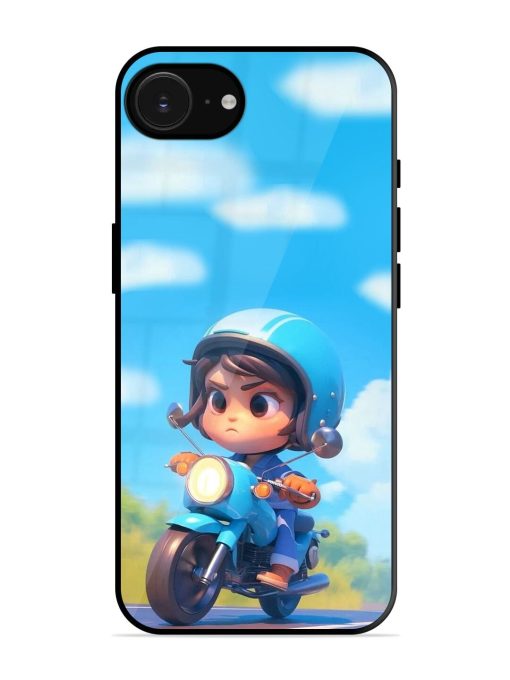 Little Rider Glossy Soft Edge Case for Apple Iphone 16E