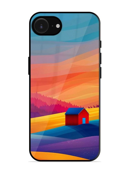 Sunset Solitude Glossy Soft Edge Case for Apple Iphone 16E