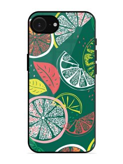 Citrus Symphony Glossy Soft Edge Case for Apple Iphone 16E