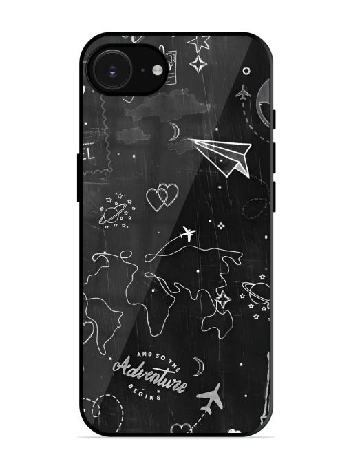 Wanderlust Sketchbook Glossy Soft Edge Case for Apple Iphone 16E