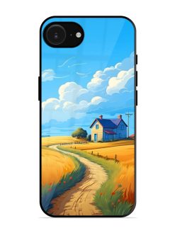 Countryside Cottage Glossy Soft Edge Case for Apple Iphone 16E