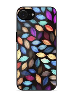 Colorful Kaleidoscope Glossy Soft Edge Case for Apple Iphone 16E