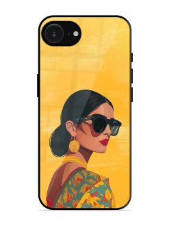 Neon Nightscape Glossy Soft Edge Case for Apple Iphone 16E