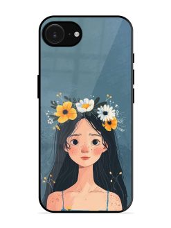 Gurl Art Glossy Soft Edge Case for Apple Iphone 16E